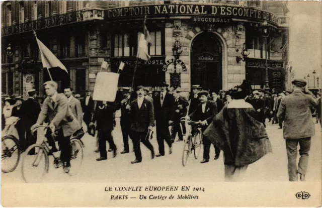CPA PARIS - The European Conflict in 1914 (81311)