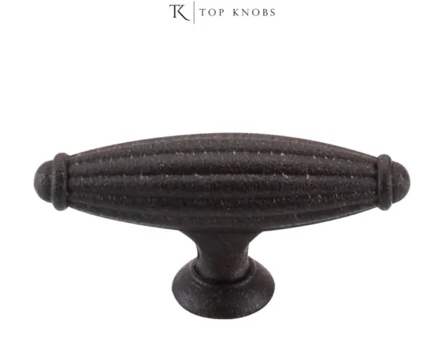 Top Knobs M149 Rust T-Handle 2-5/8" Bar Cabinet Knob From The Tuscany Collection