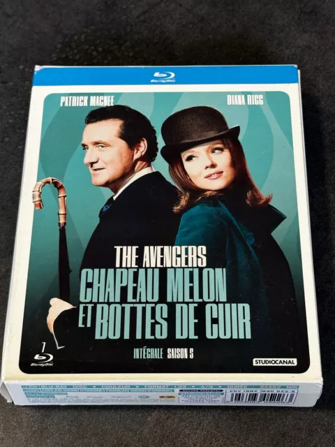 Chapeau Melon Et Bottes De Cuir Avengers Saison 5 Coffret Bluray Digipack Frànce