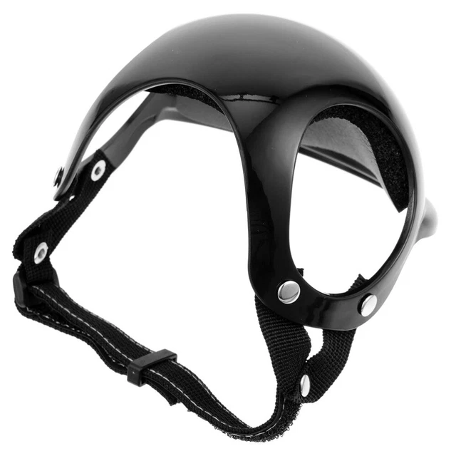Gorra de perro sombrero de seguridad casco de seguridad para mascotas Black