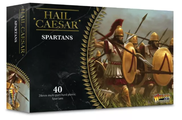 Ave Cesare - Fanteria spartana - miniature in scala 28 mm - Warlord Games MFN