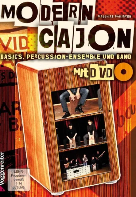 Notas VENTA!¡!! Cajón moderno Matthias Philipzen incl. DVD Voggenreiter 0681