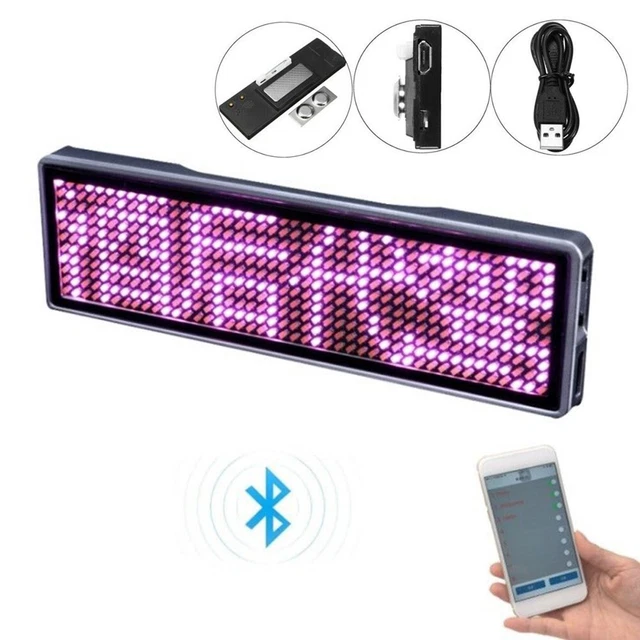 Message Étiquettes LED Programmable Électrique Equipment Information Lable