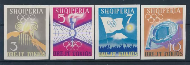 [54560] Albania 1964 Olympic games Tokyo Imperforated MNH