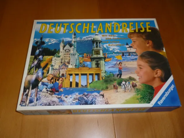 Ravensburger Deutschlandreise Brettspiel 1995 komplett - Sehr guter Zustand