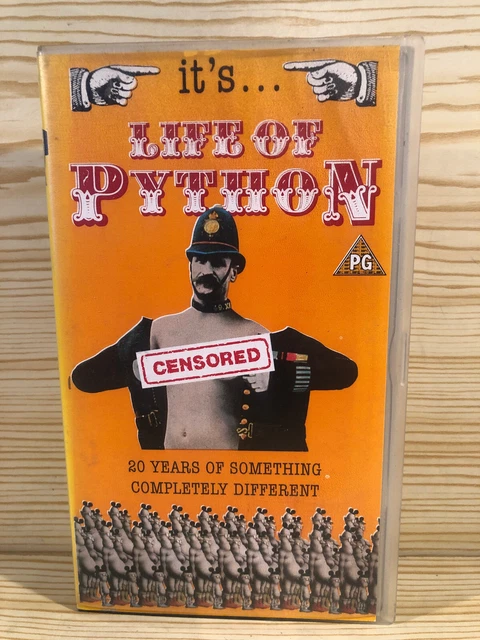 IT'S LIFE OF Python Vintage VHS Tape Movie 20 Years Something Different ...