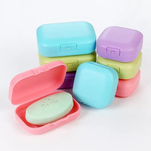 Caja de jabón resistente al agua de viaje funda protectora soporte de jabón recipiente platos ⭐