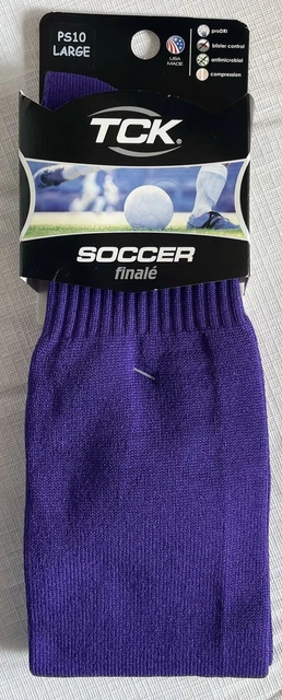 TCK Soccer Sock, Purple, Ps10 Large