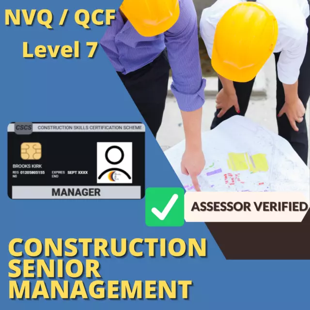 Nvq Level 7 Construction Senior Management Answers  Assessor Verified