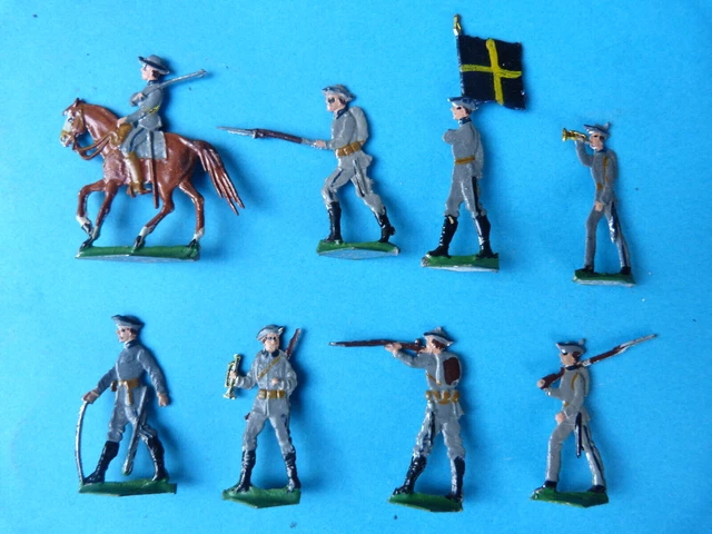 Figurines étain à Peindre - Armée Suédoise 1756 - Infanterie - 31 Pièces - 30mm