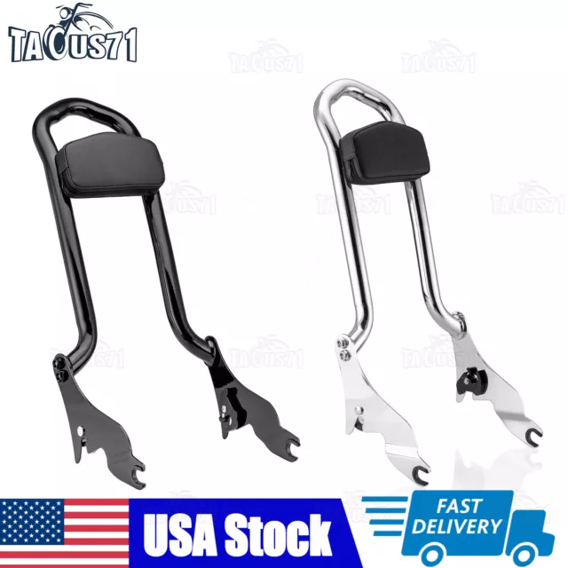 Tall Passenger Backrest Sissy Bar for Harley Touring CVO Road Glide Street 09-24