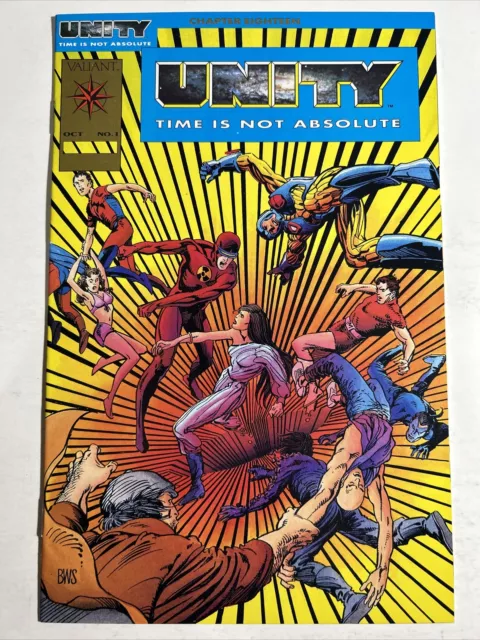 Unity 1 GOLD - Valiant Bloodshot Rai Solar Magnus Harbinger Shadowman X-O Copy D