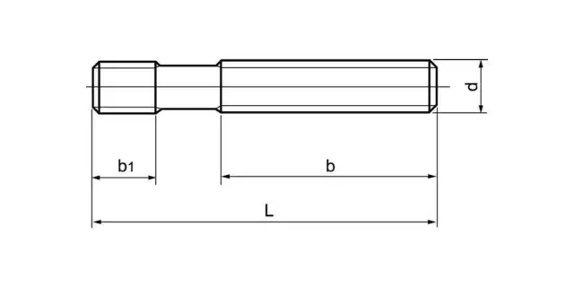 AMF Stiftschraube DIN 6379 M16x315 mm vergütet auf 8.8 2