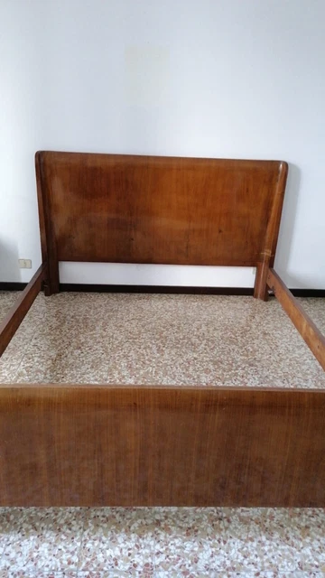 Struttura Letto Matrimoniale Anni 50 Manifattura Italiana