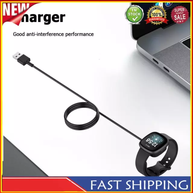 30cm/1m Charging Dock Station Fast Charge Watch Charger Stand for Fitbit Versa 3
