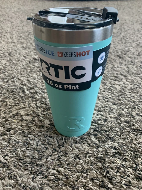 RTIC Hot Cold Double Wall Vacuum Insulated 16oz Pint TEAL