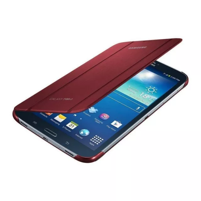 Samsung Custodia Flip Case A Libro Originale Galaxy Tab 3 8.0 T310 T315 Rosso 2