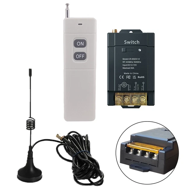 Telecomando DC ad alte prestazioni interruttore tensione larghezza telecomando supporto