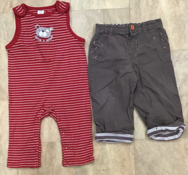 Lot de tenues bébé garçon TU Dungarees cordons pantalon 12 à 18 mois