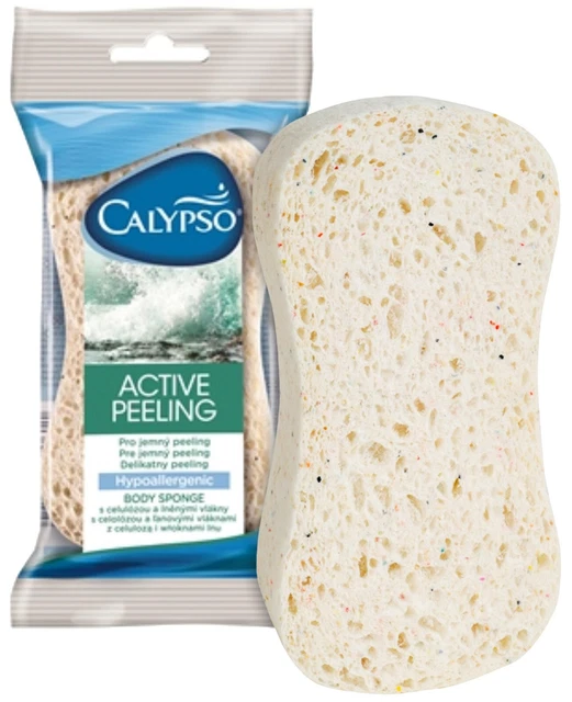 CALYPSO SPONGE SOFT Natural Peeling Exfoliating Skin Body Relaxing Bath