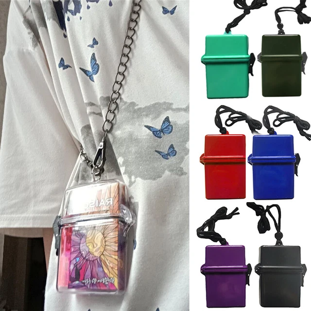 16 Colores Portátiles Kpop Tarjetas Fotográficas Toploader Caja de Coleccionar Pequeña Caja de Almacenamiento de Tarjetas