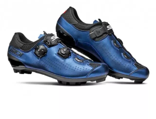 Scarpe Bici Sidi Mtb Eagle 10 Blu Iridiscente 2022 Numero 44