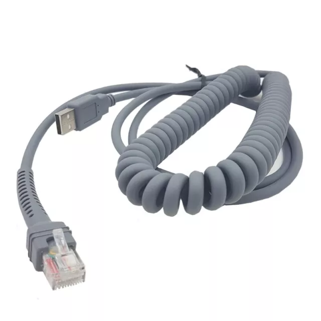 Reliable 9ft USB Cable for Symbol LS2208 Barcode Scanner, Extension Cable