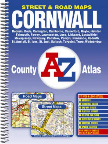 Cornwall County Atlas (A-Z Street Atlas), Geographers A-Z Map Company, Used; Goo