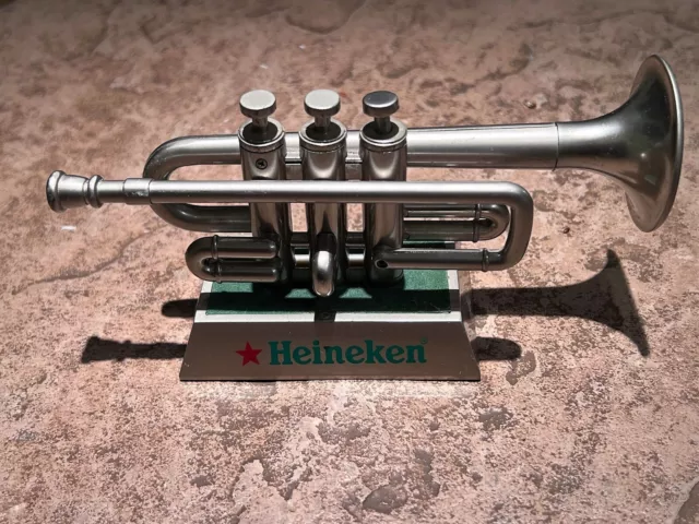 RARE Vintage Limited Edition Heineken Beer Trumpet Promotional Lighter