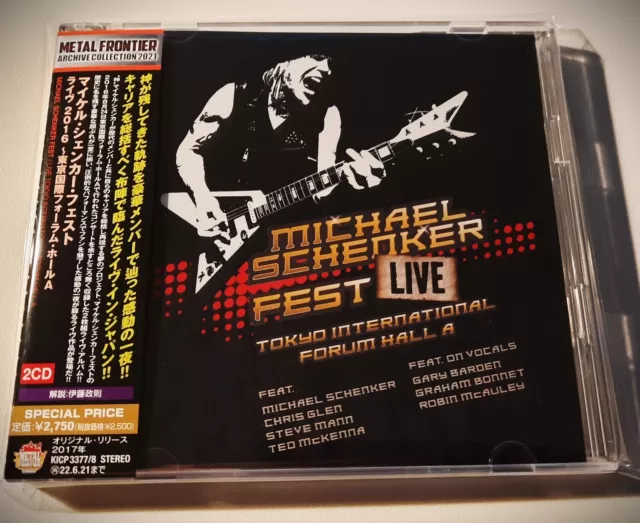 Michael Schenker Fest: Live In Tokyo (2017/2021) 2 CDs Japan Imp. + OBI (neuw.)