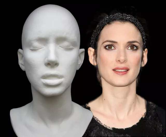 Winona Ryder Life Mask, Dracula, Edward Scissorhands, Beetlejuice, Alien 4