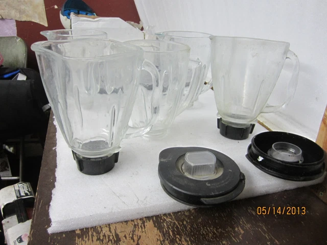 Replacement Glass Jar Oster Blender Compatible, 5 & 6 cups
