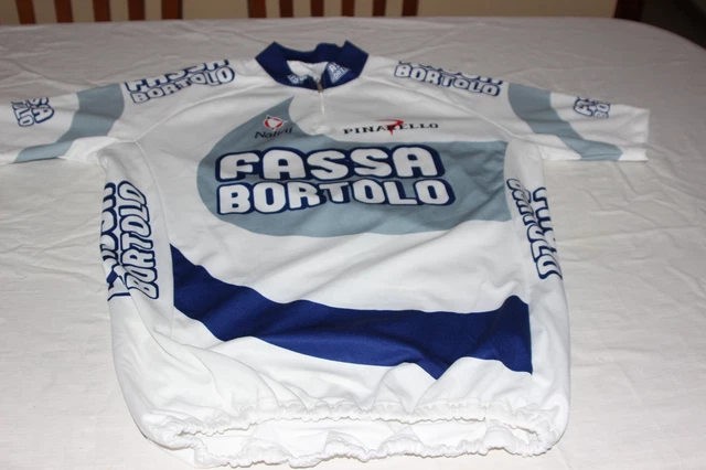 MAGLIA SHIRT JERSEY MAILLOT CAMISA TRIKOT CICLISMO CYCLING FASSA BORTOLO ITALIA