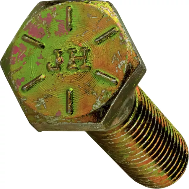 1/4"-28 Hex Bolts Cap Screws Grade 8 ZInc Yellow 1/2In, 2In, 3In, 4In, Up to 6In