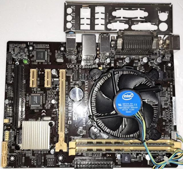 Scheda Madre ASUS H81M-C con CPU Intel Socket 1150 Core I5 e Ram DDR3