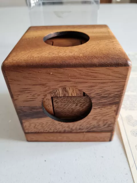 Vintage Soma Cube By Lagoon Games Wooden Puzzle Brain Teezer