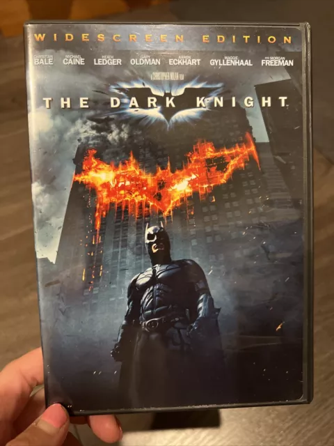 The Dark Knight Widescreen Edition Christian Bale Michael Caine  ~Very Good DVD