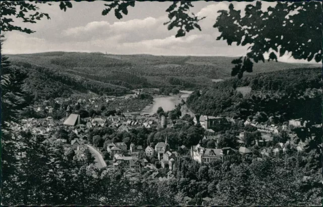 Hannoversch Münden Hann. Münden Panorama-Ansicht Gesamtansicht 1955 2