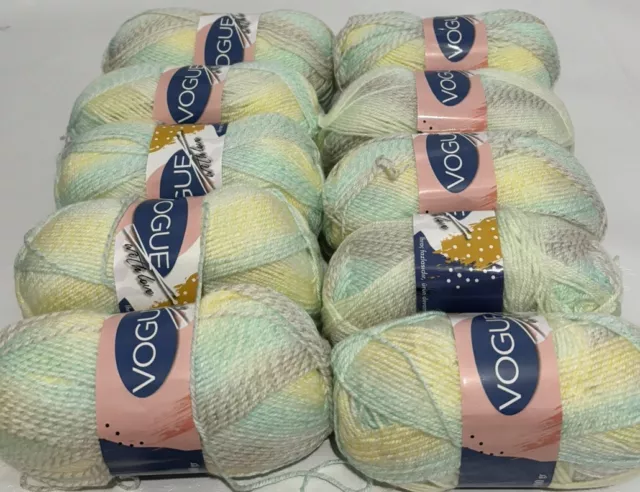 Job Lot Dk variegated  Knitting Crochet yarn 1kg Total Weight Balls Multi