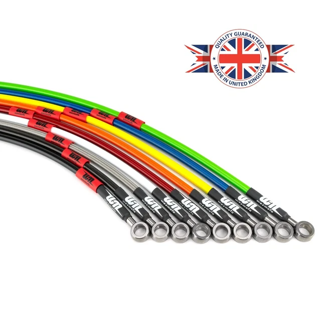OHA Stainless Braided Front & Rear Brake Line Kit For Honda VFR750 F 1994-1997