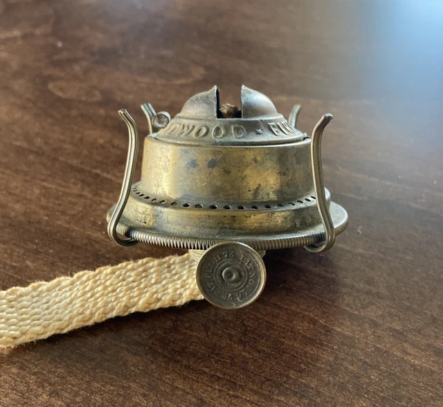 Antique 1870's Plume & Atwood "Fireside" Oil Lamp Burner, #1 Size