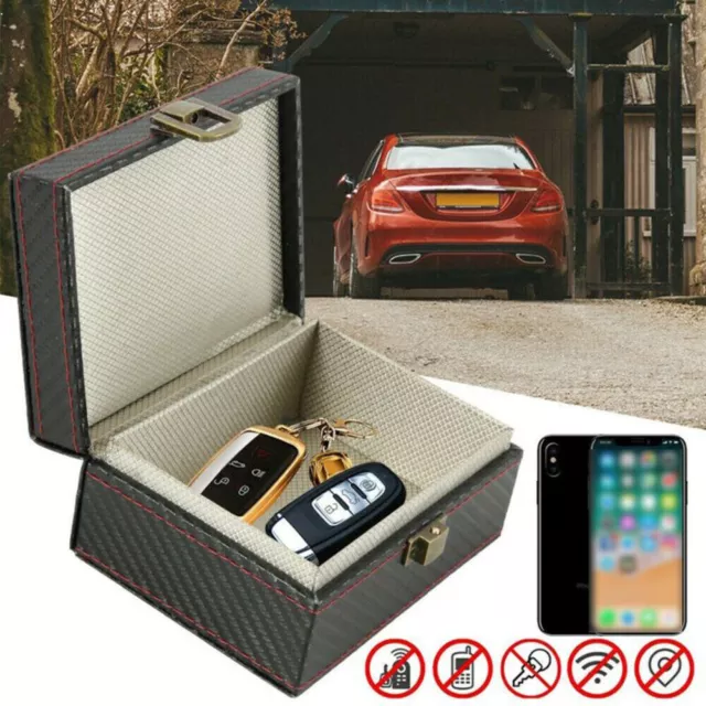 Keyless Go Schutz Autoschlüssel Box RFID Funk Schlüssel Signal Blocker Box Groß