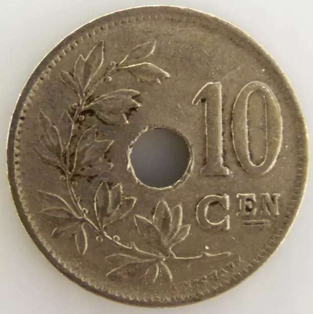 10 Centimes - Cuivre-Nickel - TTB - 1927 - Belgique - Pièce de monnaie [FR]