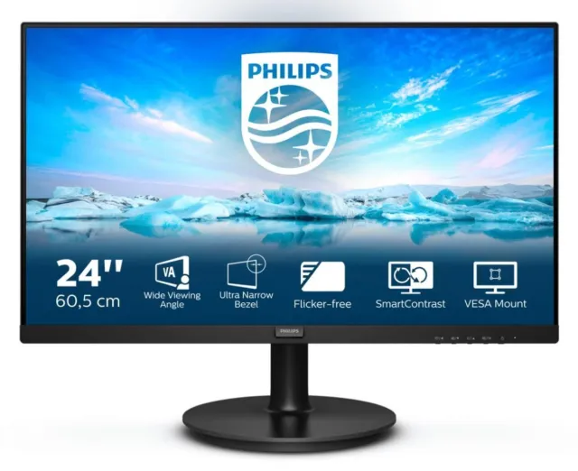 Philips V Line 241V8L/00 LED display 60,5 cm (23.8 Zoll) 1920 x 1080 Pixel Full