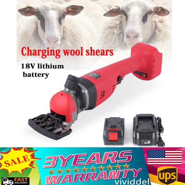 Cordless Sheep shears Machine Electric Clipper Shear Machine For Animal Goat US