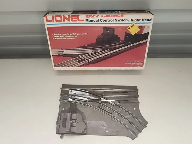 Vintage Lionel O-27 Scale Right Manual Switch Train Track # 6-5022    #1