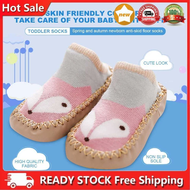 Cute Cartoon Children Socks Soft Comfortable First Walkers for Toddler 0-6 Month