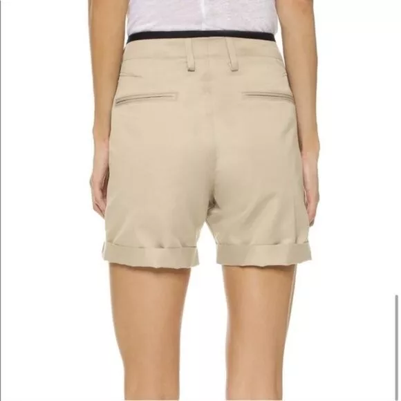 NWT rag & bone Ashbury Boyfriend Linen Shorts 4 $295 2