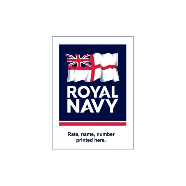 Royal Navy metal wall plaque / door sign personalised