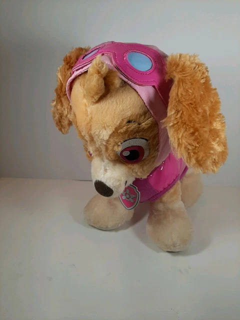 BUILD A BEAR Workshop Skye Paw Patrol Dog Plush Pink Outfit & Sound $18